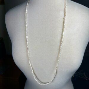 Vintage 36" (almost) Genuine Pearl Necklace